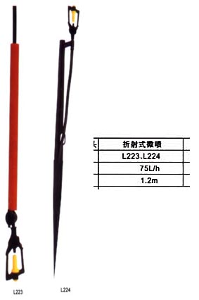 折射微噴頭，折射式微噴頭